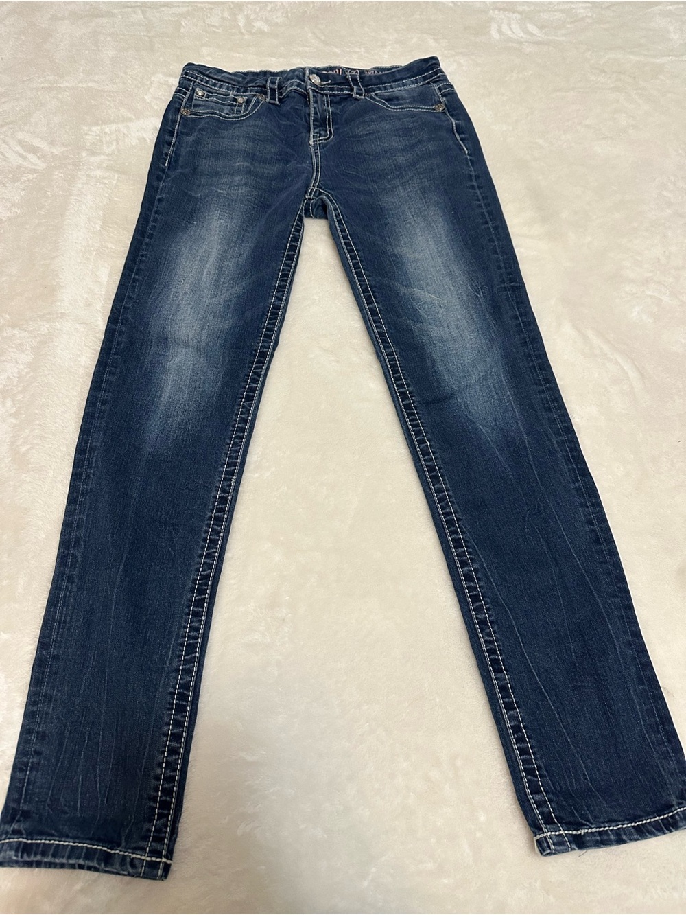 Rebel & Soul dark wash skinny jeans